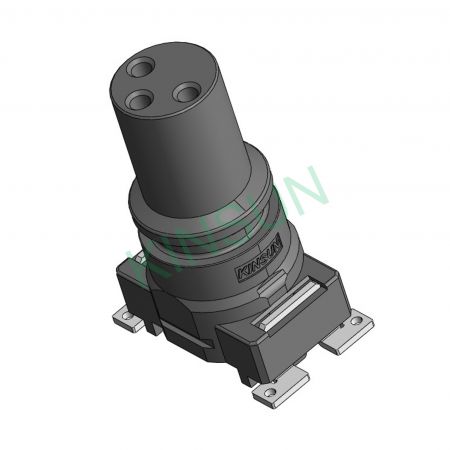 کاریر تماس سه پین زن M8 با کد A دو قطعه اس ام دی